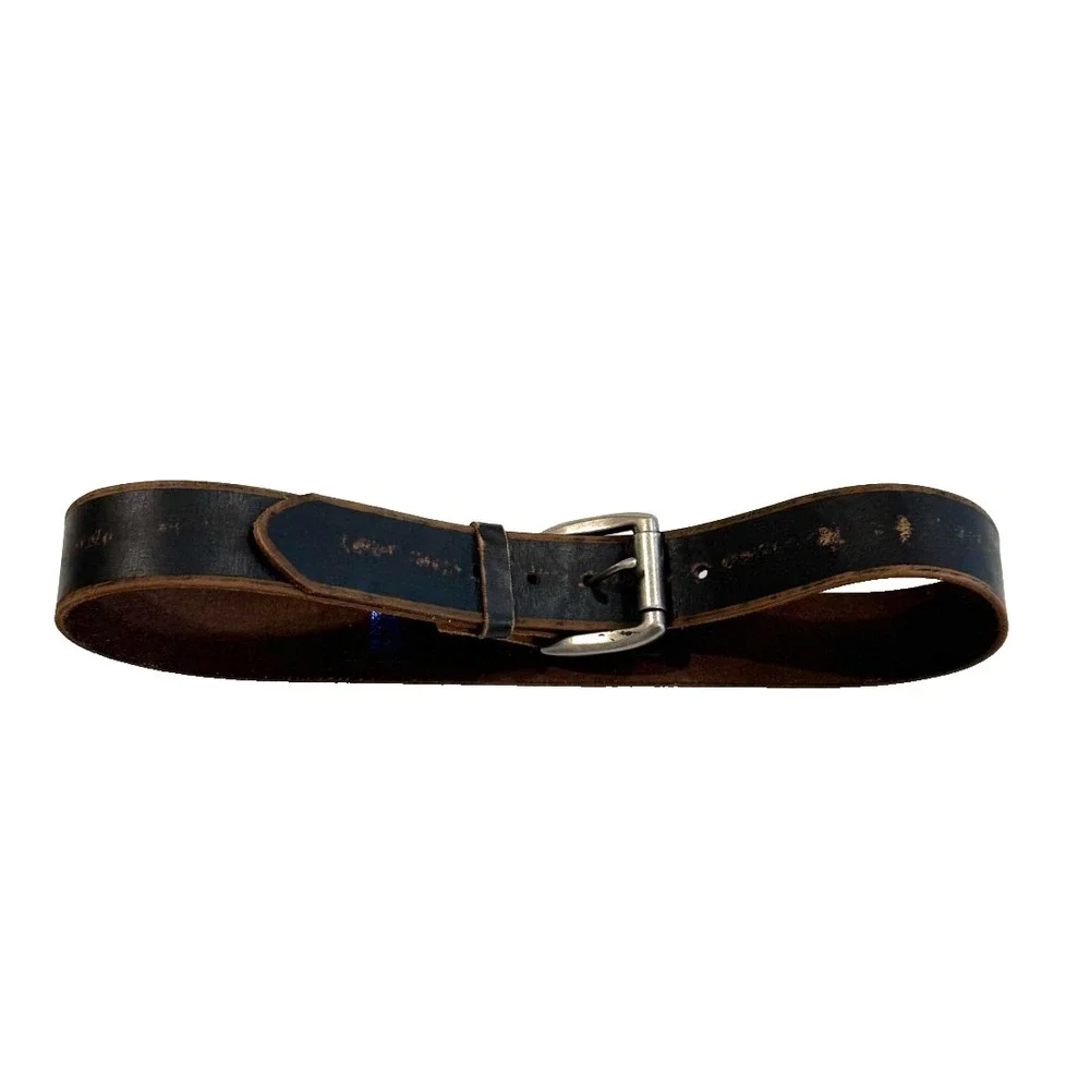 Bill Adler Design Men's Genuine Leather Chunky Distressed Brown Belt; Size 36